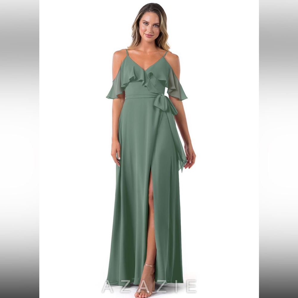 AZAZIE VIANNA eucalyptus romantic dress size 20
